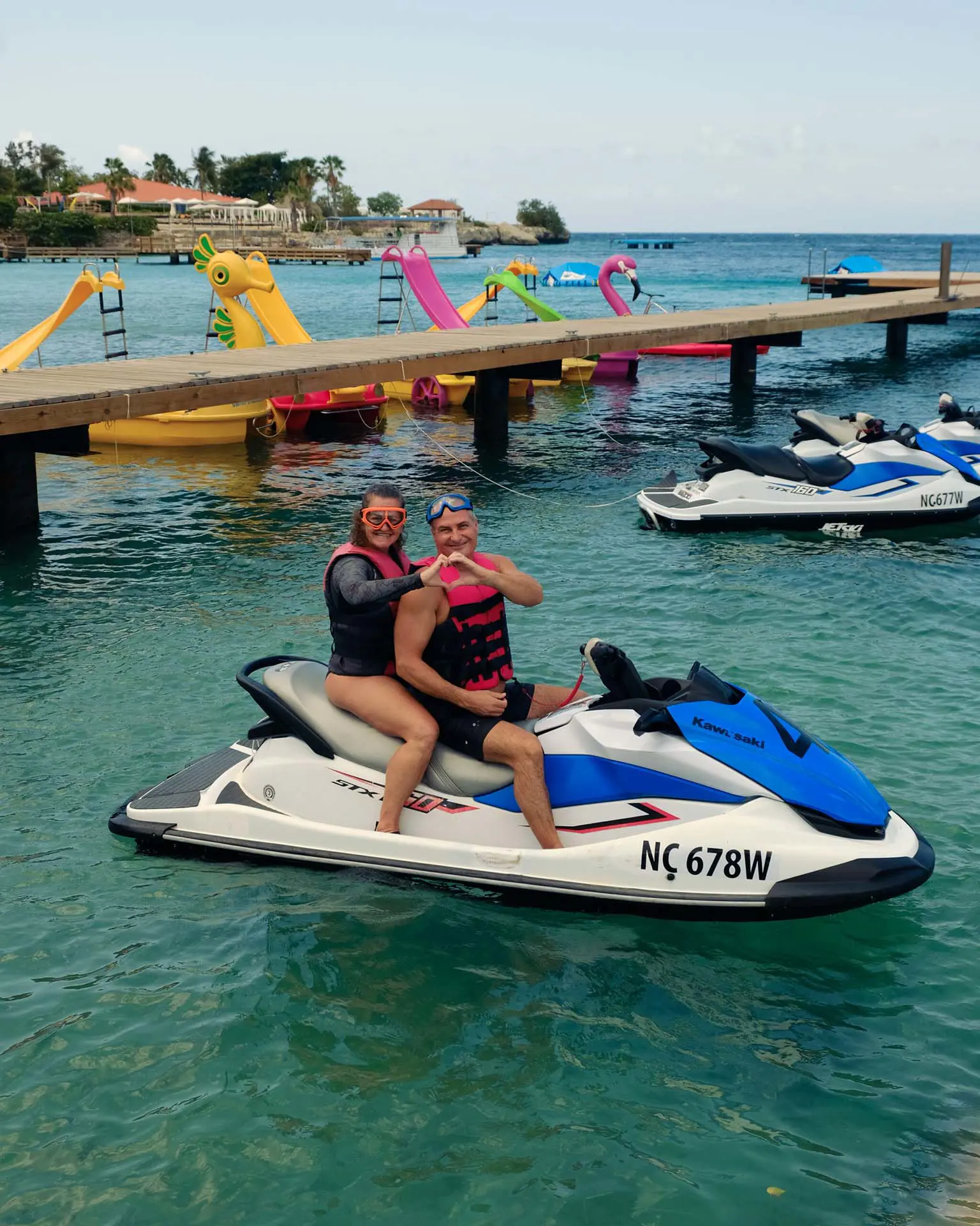 Book Piscadera Bay Jet Ski Tour in Curacao with Blue Finn