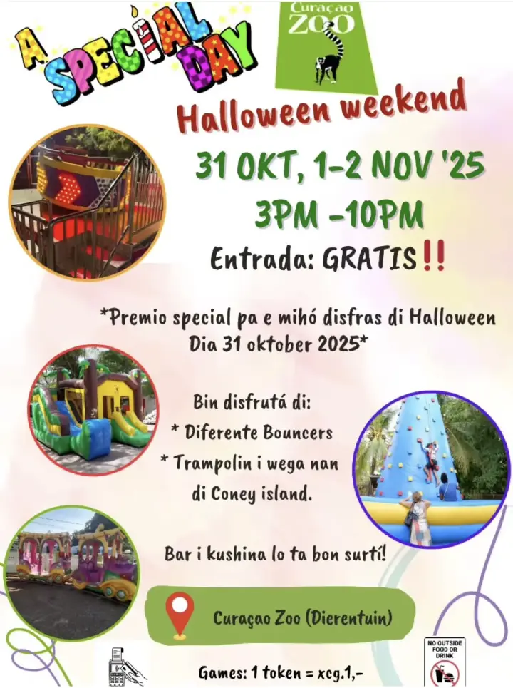 Halloweenweekend bij de dierentuin van Curaccao