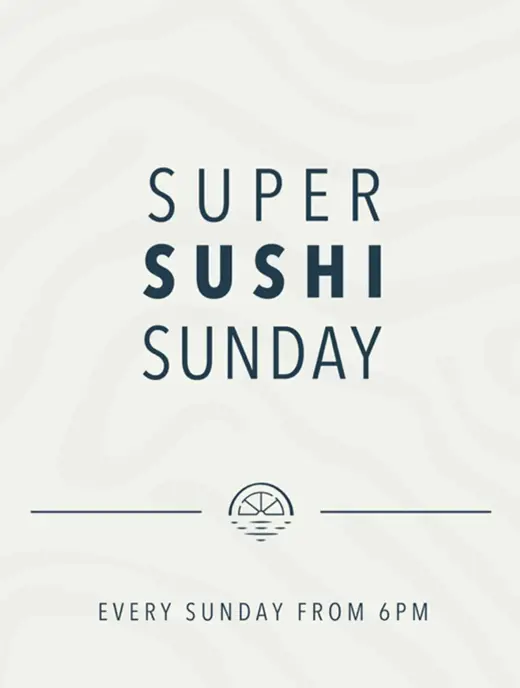 Super Sushi Sunday at The Lemon Beach